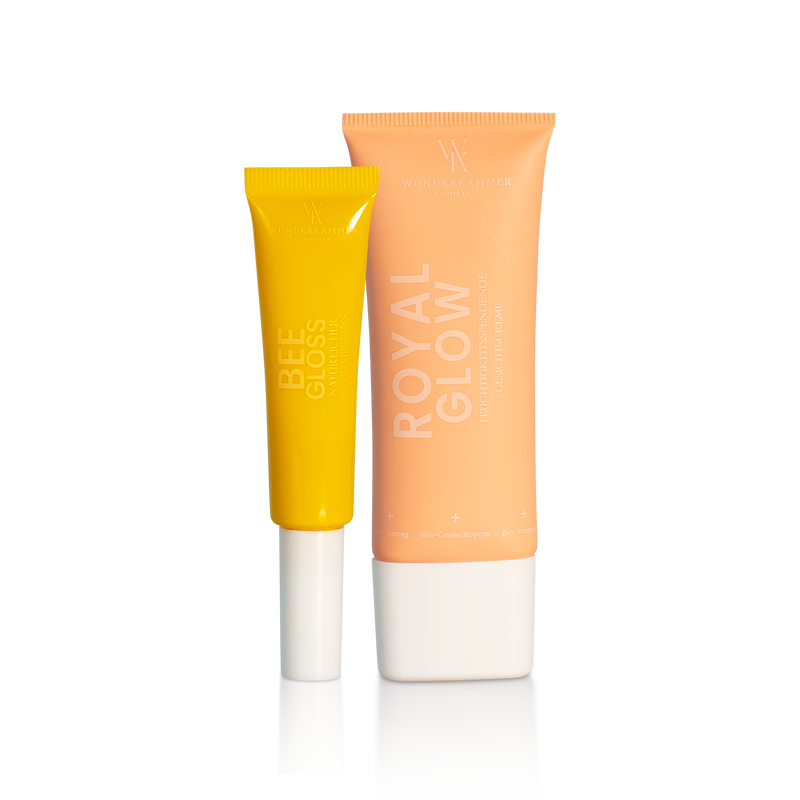 Wunderkammer Facial Bundle – Gesichtscreme Royal Glow und Bee Gloss Lippenpflege